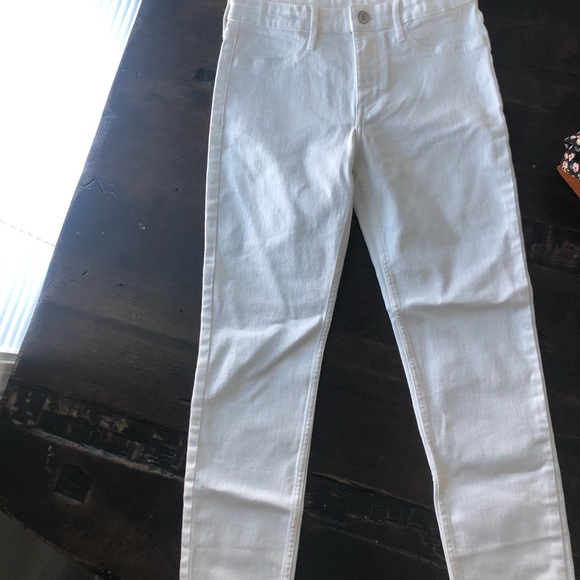 Brand new white skinny jeans with stretch girls size 8/9 - Picture 2 of 4